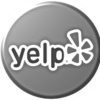 YELP LOGO - SILVER